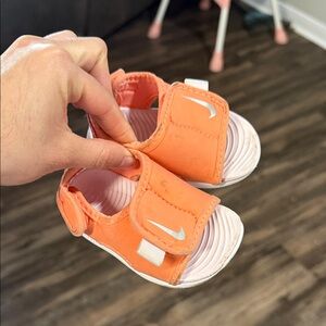 Nike Kids Bright Orange Sandals